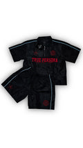 Windbreaker Set - BLACK/RED