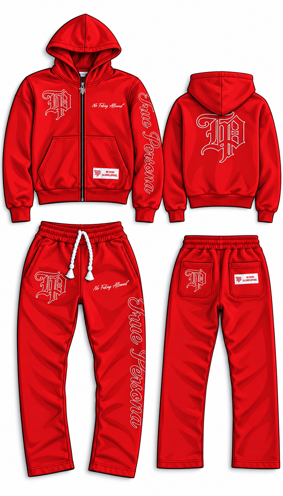 BLOODLINE RED SWEATSUIT