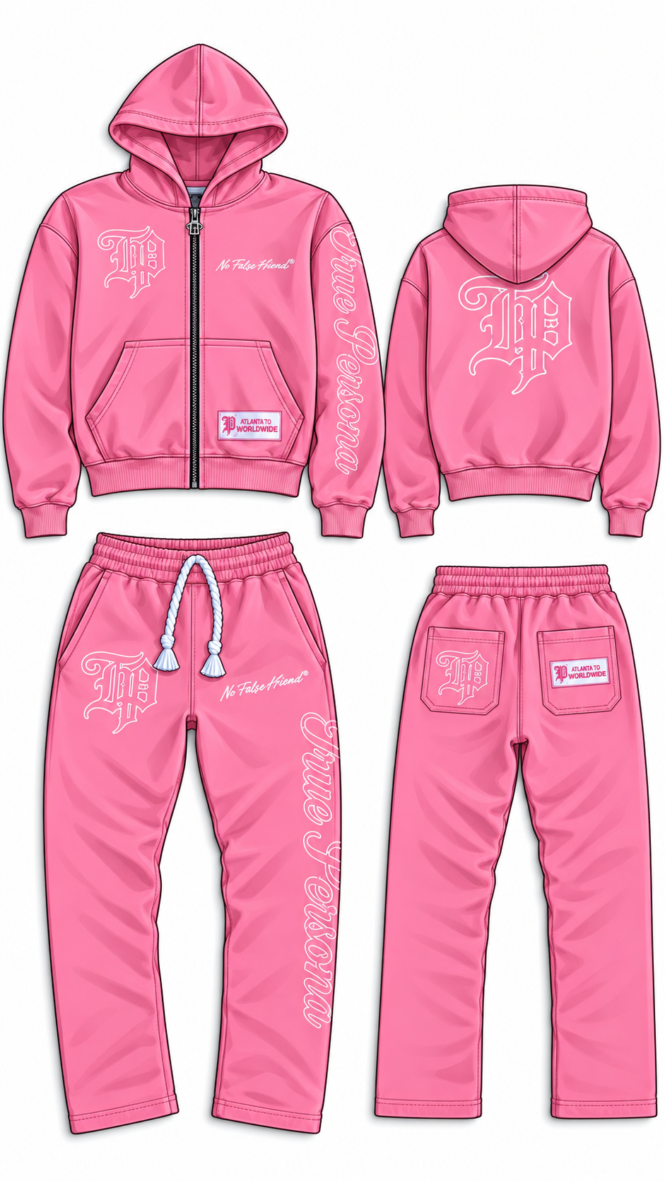 BLUSH SWEATSUIT