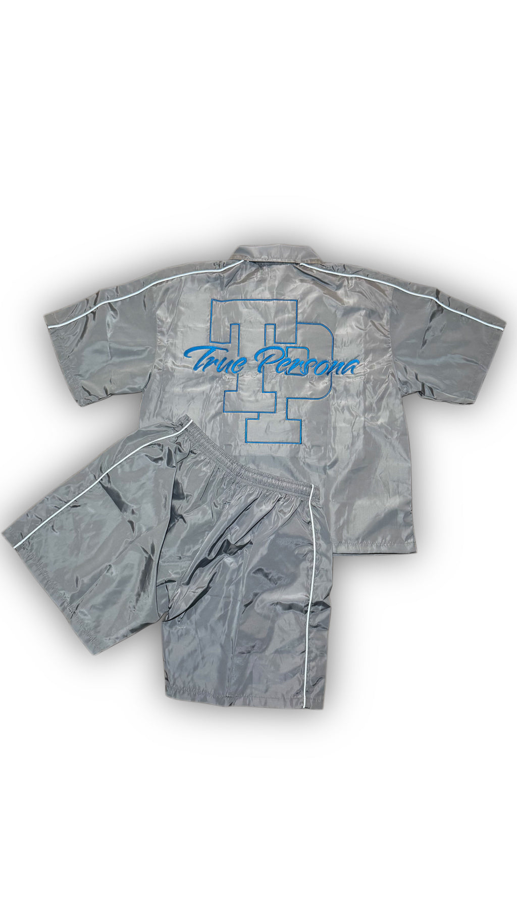 Windbreaker Set- GREY/BLUE
