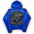RHINESTONE HOODIE - ROYAL BLUE