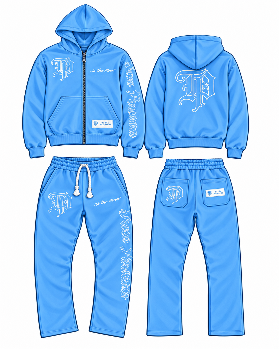SKY BLUE SWEATSUIT